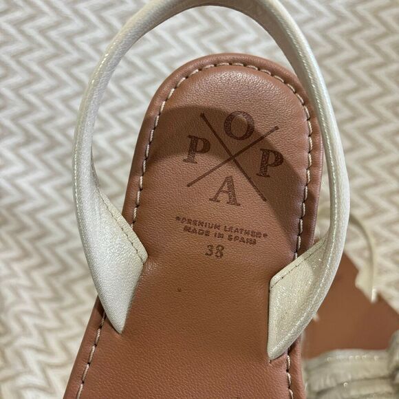 POPA Rosario Flecos Rafia Platform Sandals - Picture 6 of 12